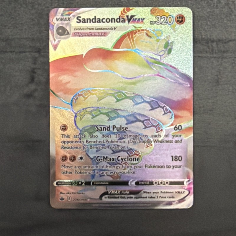 Sandaconda VMAX (Secret) 206/198 Swsh06: Sword & Shield – Chilling Reign Holo