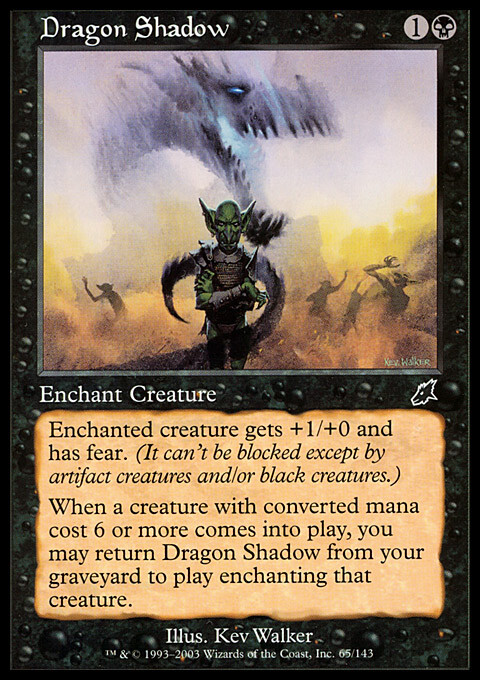 MTG Magic the Gathering Dragon Shadow (65/143) Scourge LP