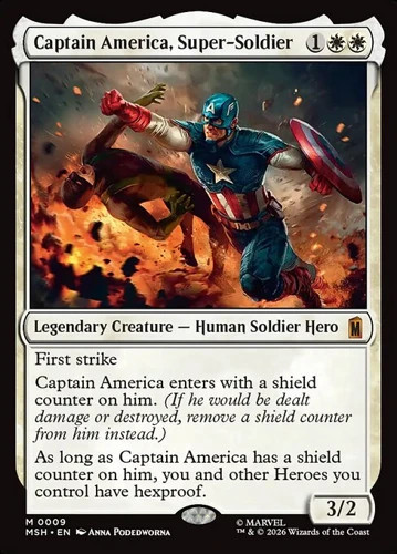 PRESALE Captain America, Super-Soldier MSH NM MTG