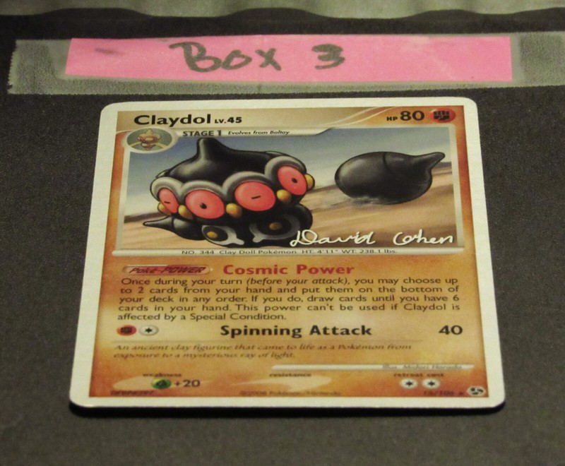 2009 Pokémon World Championship Claydol 15/106 David Cohen-NM