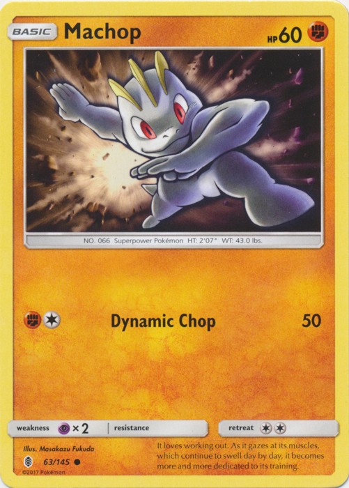 Machop – 63/145 – Common – Heavily Played