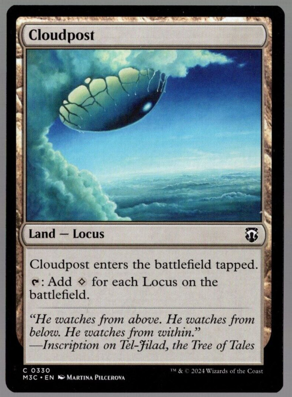 Cloudpost 0330 Non Foil Common Modern Horizons 3 MTG Near Mint