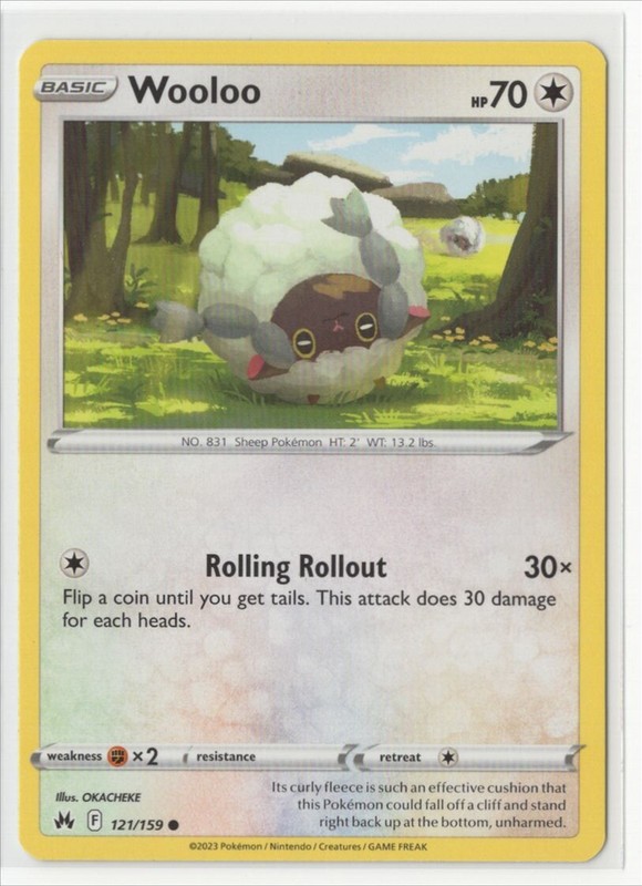 Pokemon Crown Zenith – 121/159 Wooloo