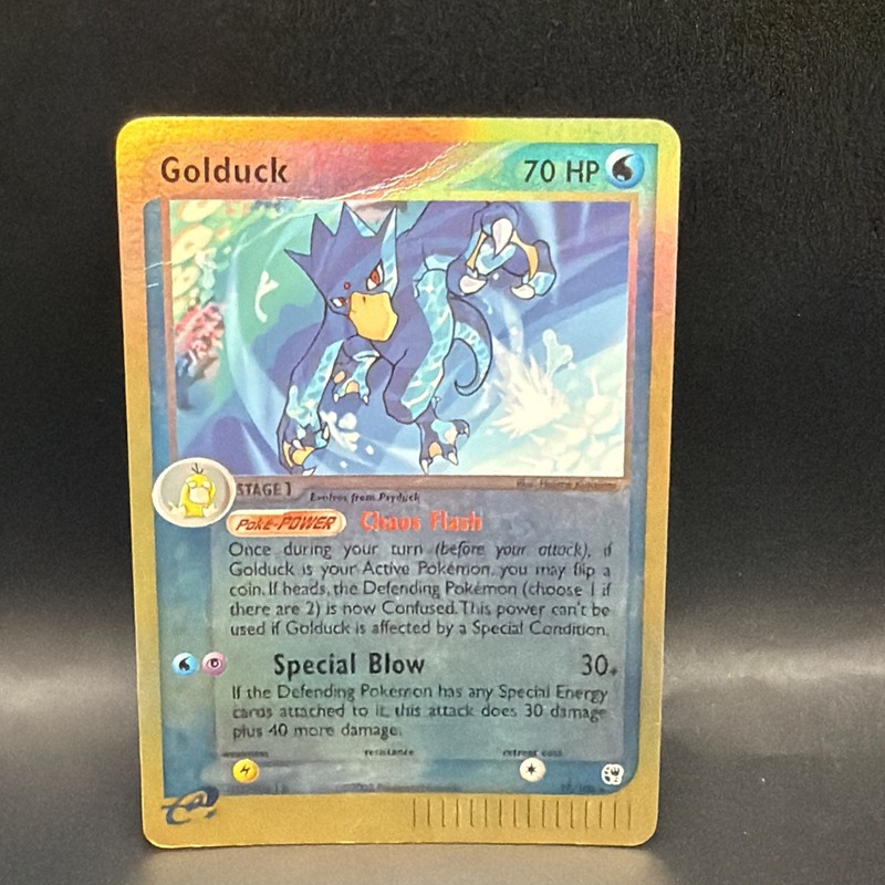 Golduck – 17/100 – Pokemon Ex Sandstorm Reverse Holo