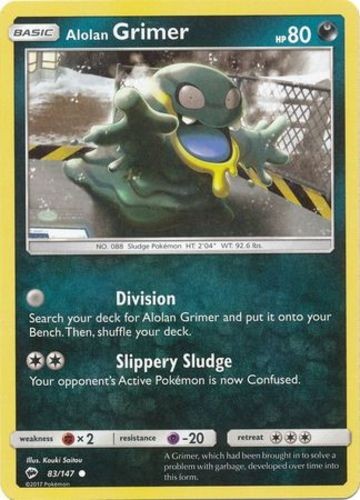 Alolan Grimer – 83/147 – Common – Lightly Played