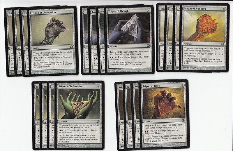 20 Trigon – Scars of Mirrodin – NM/SP – 4x of each – Sets – Magic MTG FTG