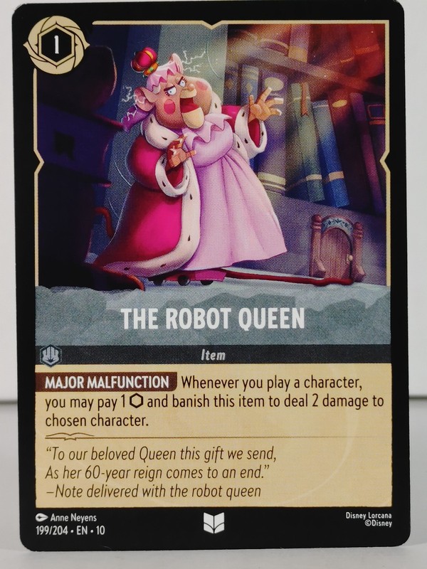 The Robot Queen Lorcana – Whispers in the Well – 199/204 – singles