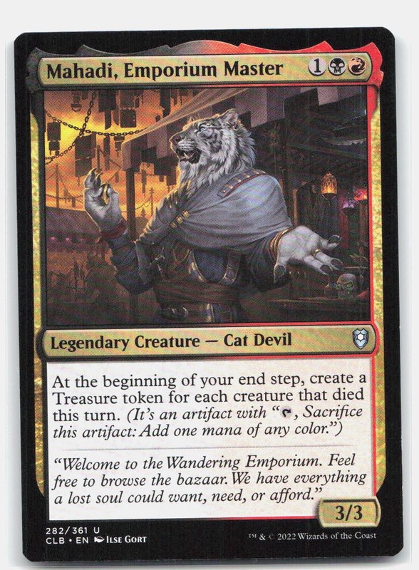 Mahadi, Emporium Master *Regular* CLB 282 NM
