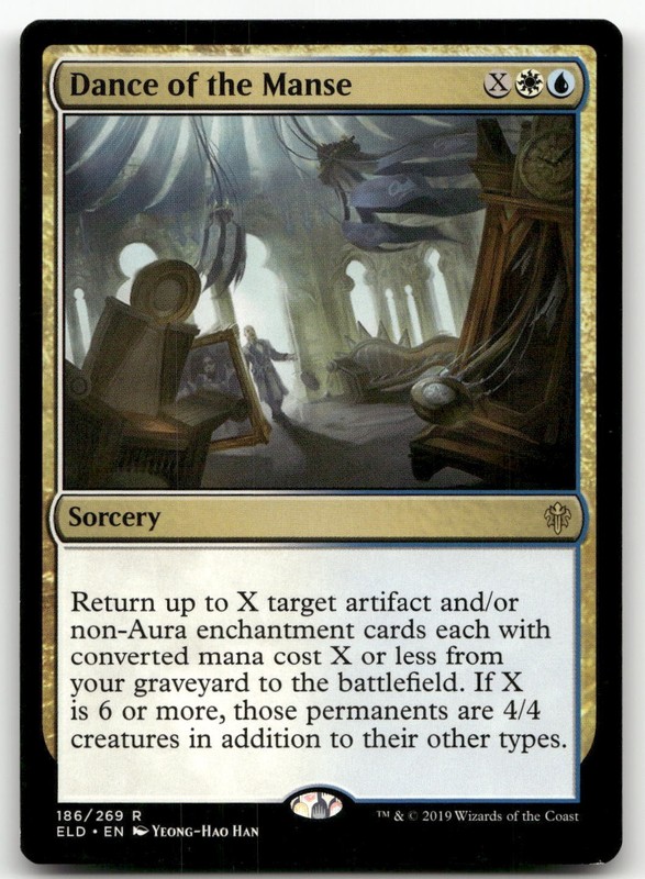 Dance of the Manse #186 (NM) Throne of Eldraine ELD Magic MTG