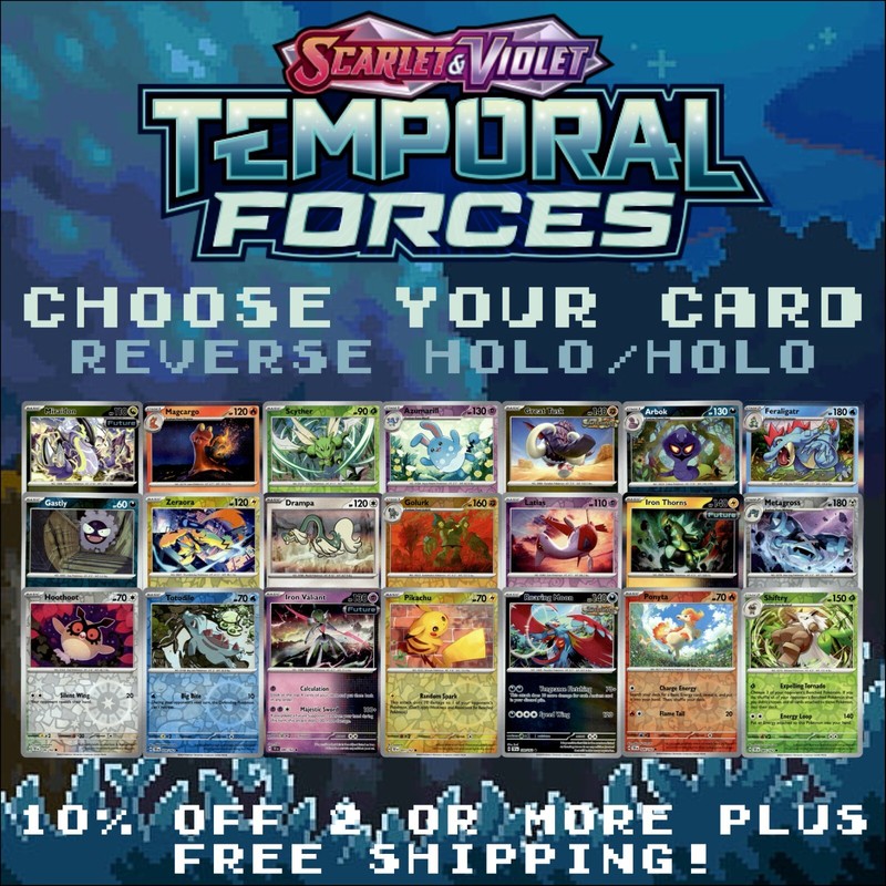 Pokemon TCG – Temporal Forces: Choose Your Card! – All Holos/Reverse Holos! NM