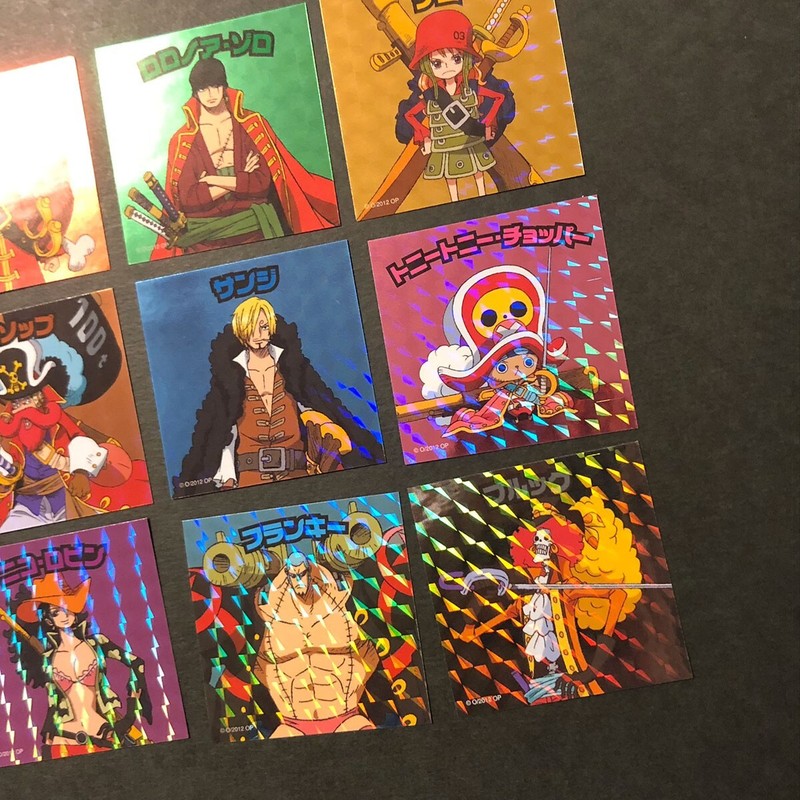 Y082 Straw Hat Crew HOLO Japanese One Piece Film Z Blu-ray Stickers Nami 2" gallery