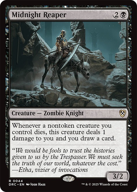 Midnight Reaper [Aetherdrift] MTG