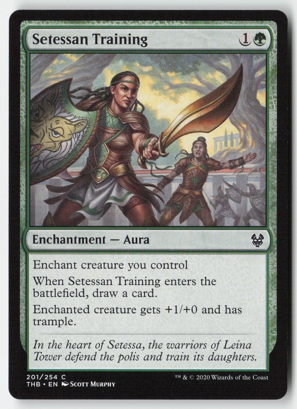 MTG – Setessan Training #201 – Regular – THB Theros Beyond Death