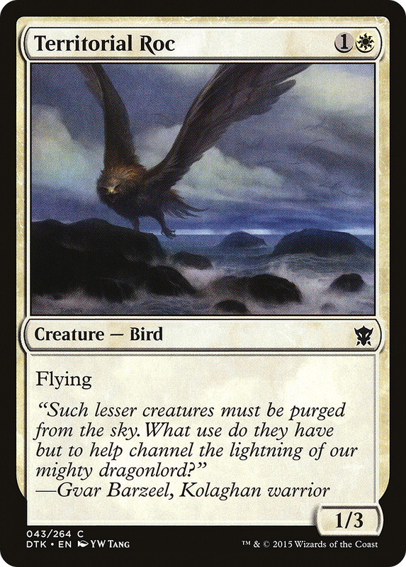 Territorial Roc #43 (LP) Dragons of Tarkir DTK Magic MTG
