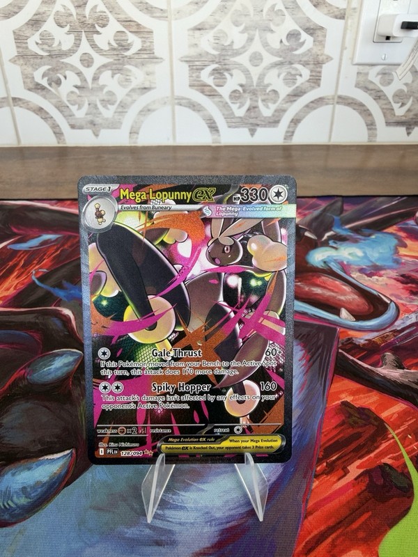 Mega Lopunny ex 128/094 Phantasmal Flames Holo SIR Special Illustration Rare