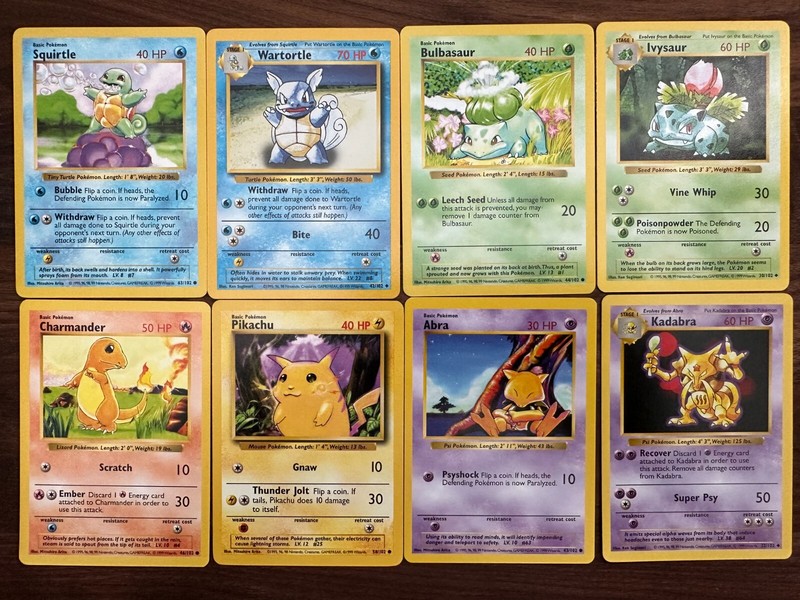 1999 Pokemon Base Set: Choose Your Card! – 100% Authentic