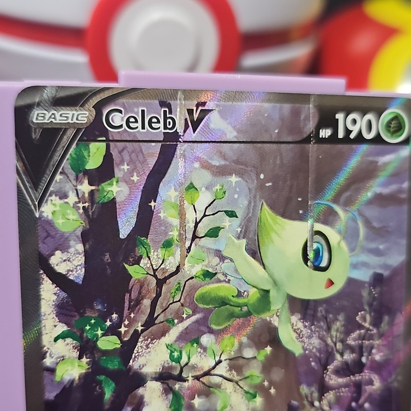 Pokémon TCG Celebi V Fusion Strike Full Art Holo English 245/264 Factory Damaged gallery
