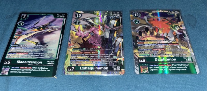 ExMaquinamon EX11-073 SEC Green Deck Core Maneuvermon Dalphomon