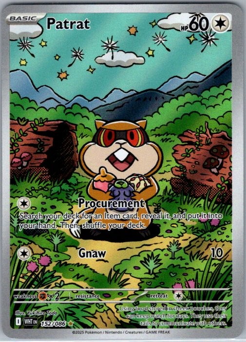 Patrat – 152/086 Illustration Rare SV: White Flare NM