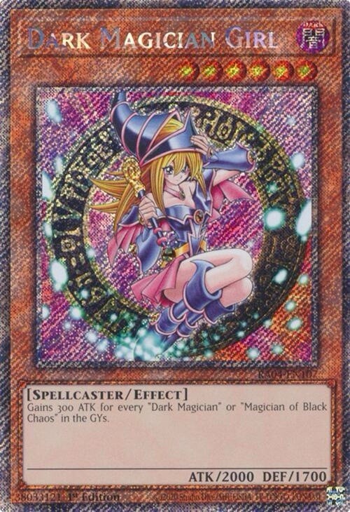 Dark Magician Girl (3rd Art) (Platinum Secret Rare) RA04-EN107 Quarter…