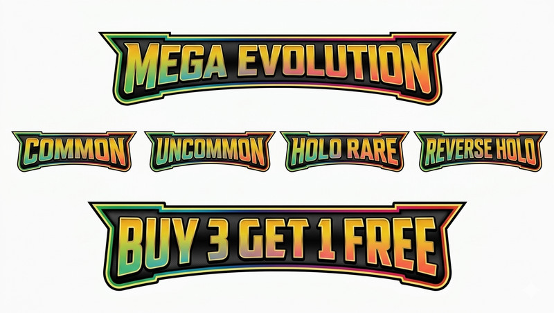 Mega Evolution – Choose Your Own Card! Buy 3 get 1 Free!