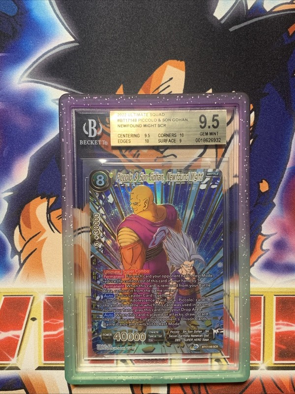 2025 DBS Masters Piccolo & Son Gohan, Newfound Might SCR #BT17-148 BGS 9.5