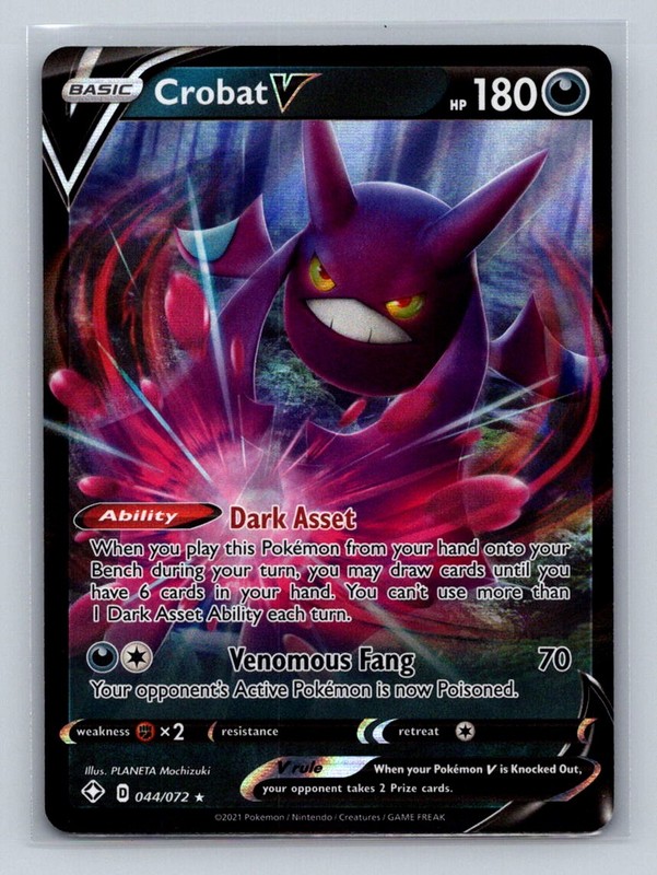 Crobat V Ultra Rare Shining Fates 044/072 NM