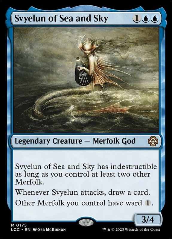 4 x Svyelun of Sea and Sky – Commander: The Lost Caverns of Ixalan – NM-Mint – M