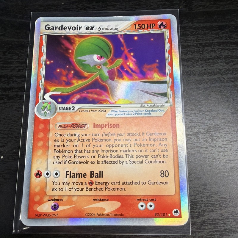 Gardevoir EX Delta Species 93/101 EX Dragon Frontiers Pokemon card TCG 2006