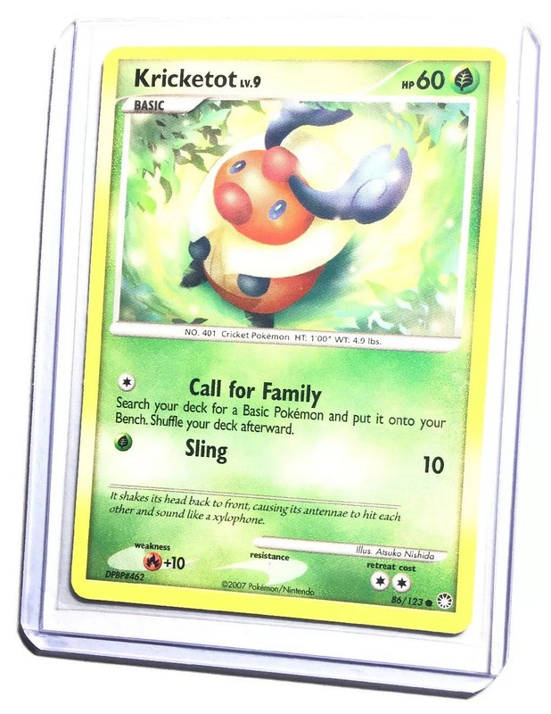 KRICKETOT – 86/123 – Mysterious Treasures – Common – Pokemon Card – NM