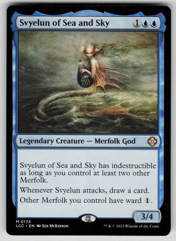 Svyelun of Sea and Sky Mythic Commander: The Lost Caverns of Ixalan 175 MTG NM