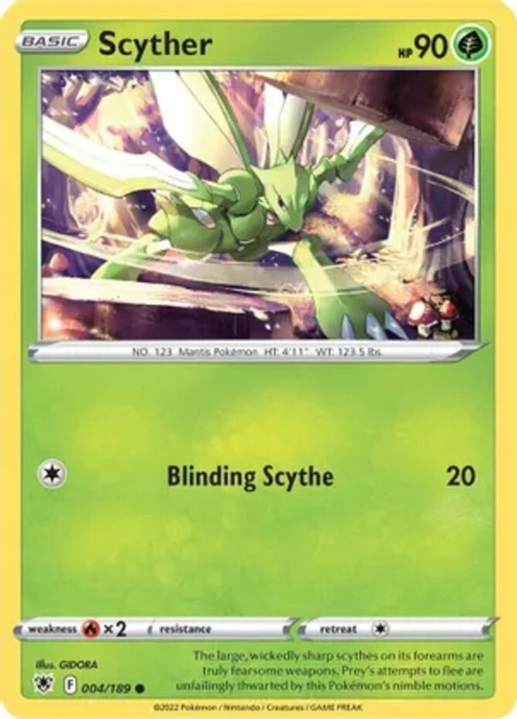 Scyther – 004/189 – Common – Near Mint