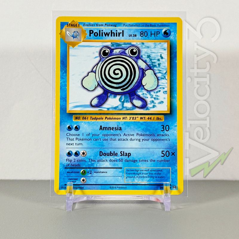 Pokemon TCG Card – Poliwhirl 24/108 Uncommon | 2016 XY Evolutions | NM/Mint