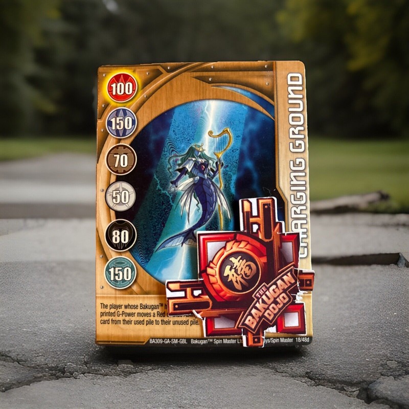 Bakugan Battle Brawlers Charging Ground 🥉 Copper Gate Card 18/48d Sirenoid