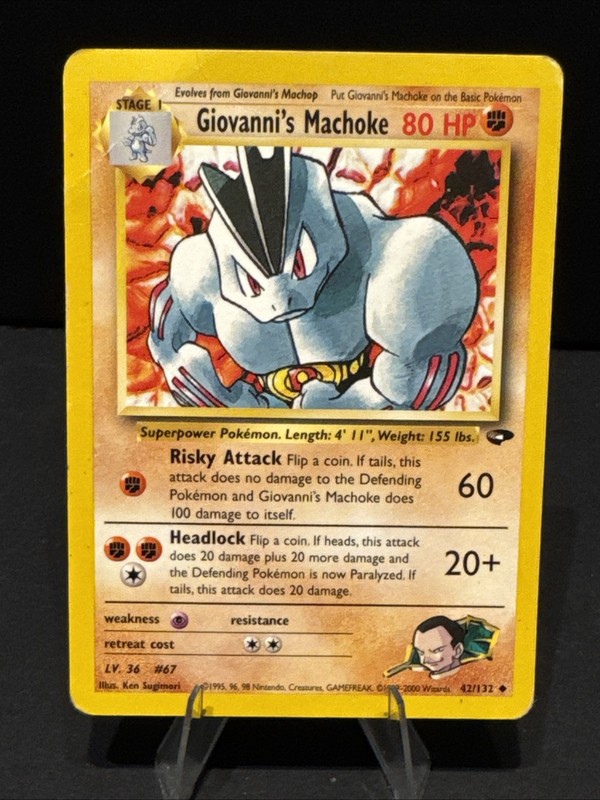 Giovanni’s Machoke 42/132 Gym Challenge Regular