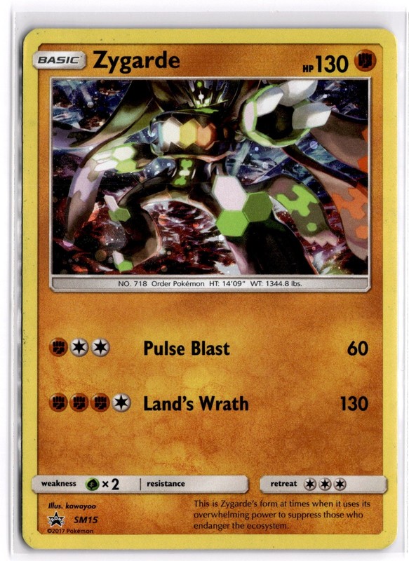 Pokemon TCG Zygarde – SM15 SM Cosmos Holo Promo MP