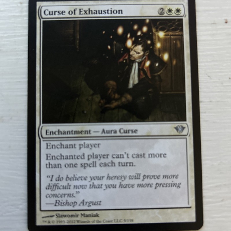 Dark Ascension Curse of Exhaustion MTG Magic the Gathering LP
