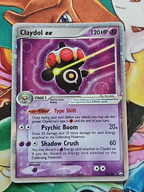 Pokémon! Claydol ex 93/108 Ultra Rare Holo EX Power Keepers! Near Mint!