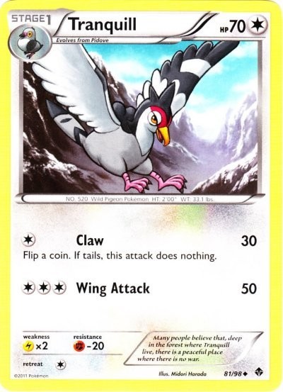Tranquill – 81/98 – Uncommon – Lightly Played