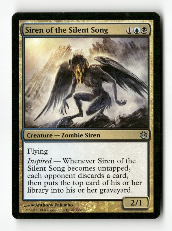 Siren of the Silent Song U – Born of the Gods 155 HP MTG