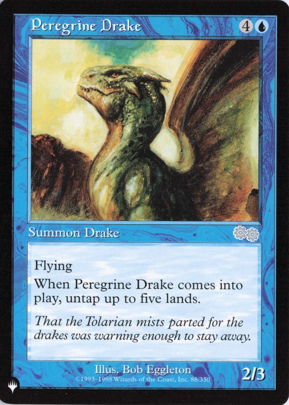 Peregrine Drake 88/350 LIST The List Reprints U Regular