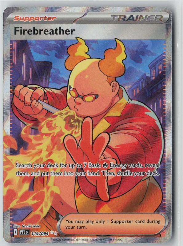 Firebreather Ultra Rare ME02: Phantasmal Flames 119/094 NM