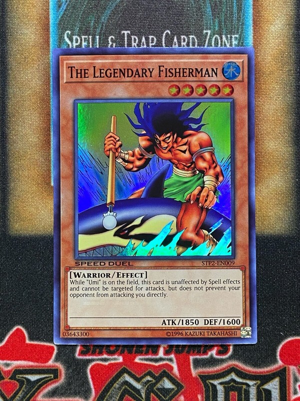 Yugioh The Legendary Fisherman STP2-EN009 Speed Duel Super Rare NM