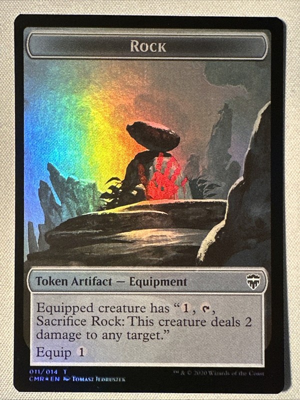 MTG / Rock Token / CMR / #11 / FOIL / Token / NM