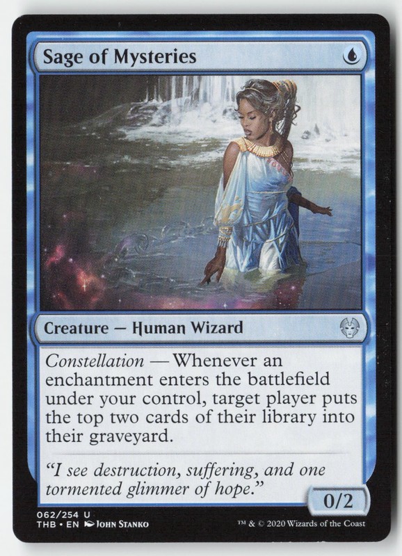 MTG – Sage of Mysteries #62 – Regular – THB Theros Beyond Death