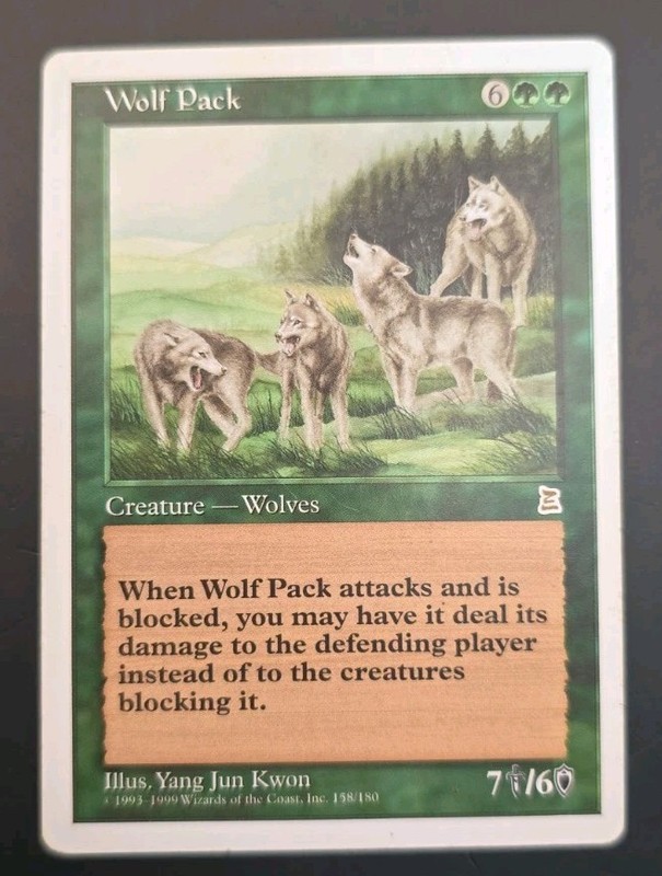 Wolf Pack Portal Three Kingdoms MTG Regular Lightly Played (CD1968 #2)