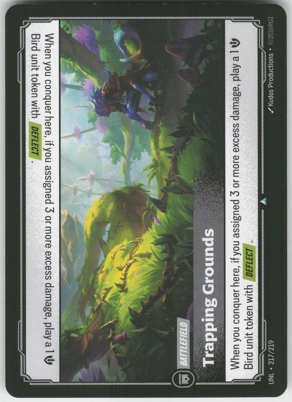 Trapping Grounds 217/219 Uncommon Unleashed Riftbound Near Mint