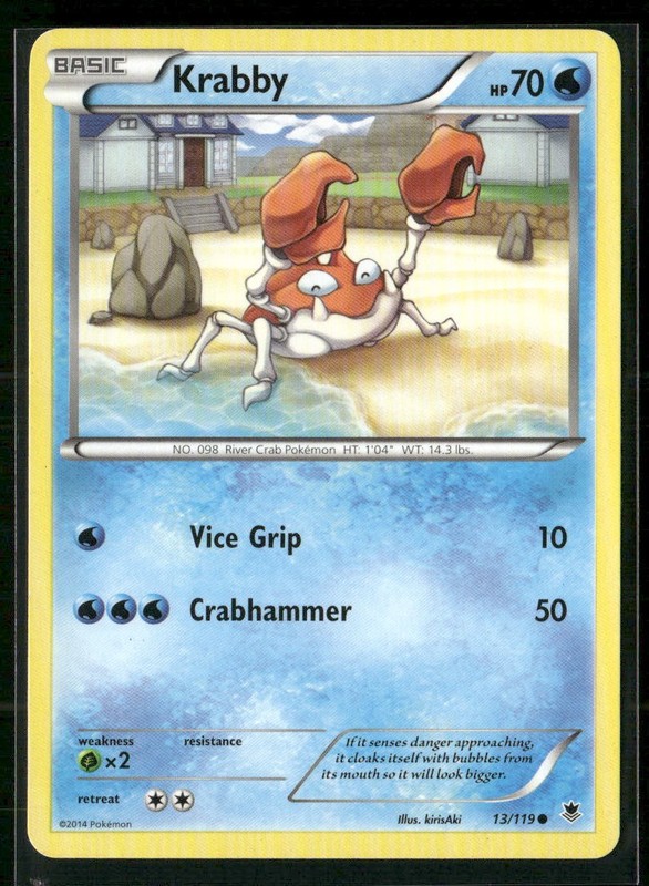 Krabby XY – Phantom Forces 13/119 Normal LP
