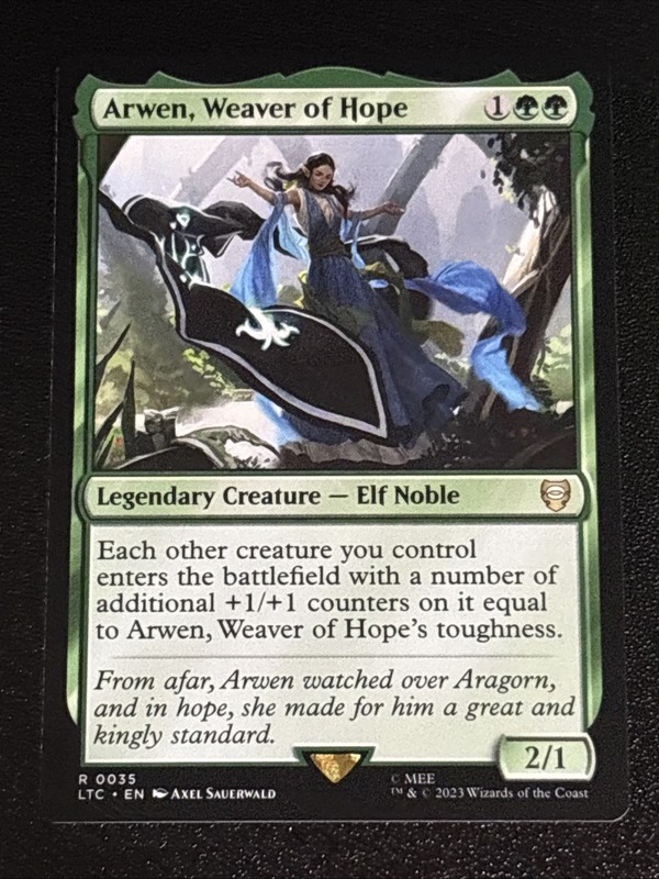 MTG Commander: LOTR Arwen, Weaver of Hope 0035 Rare