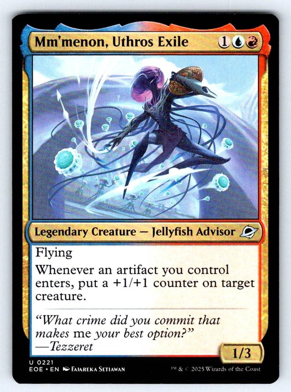 Mm’menon, Uthros Exile Edge of Eternities EOE 221 NM Fajareka Setiawan